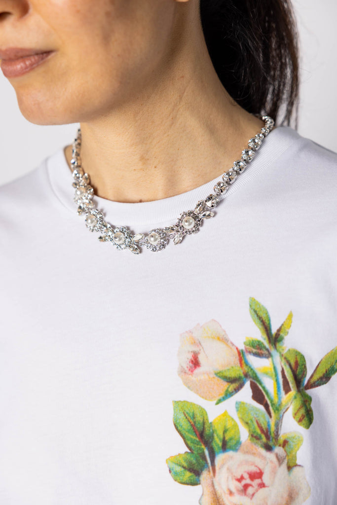 Rose Bouquet T-Shirt - White