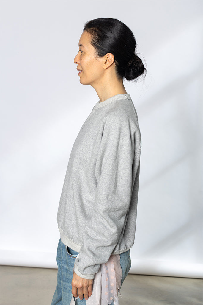 Poli'Ahu Crew Neck Sweatshirt - Hambledon Grey