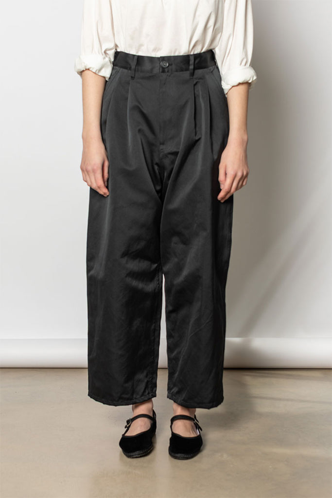 Polke Satin Pants - Black