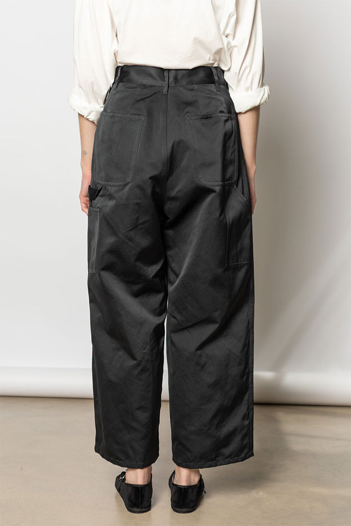 Polke Satin Pants - Black