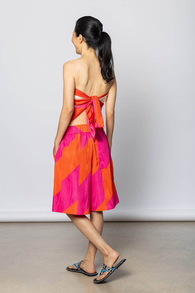 Graphic Silk Scarf - Design E