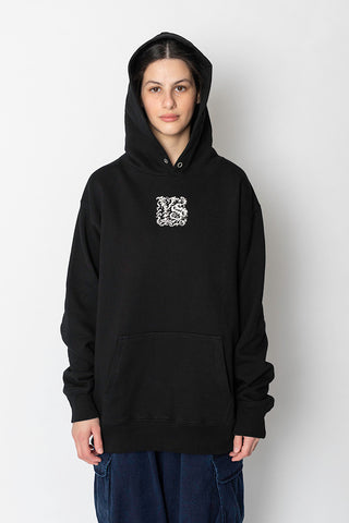 Printed Hoodie - Black