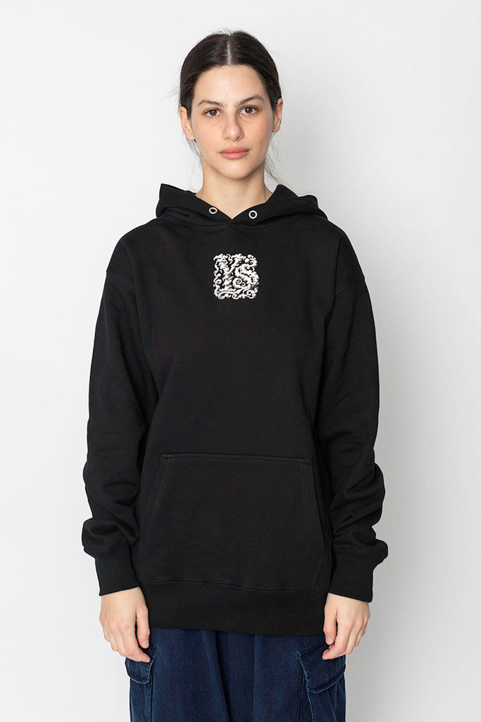 Printed Hoodie - Black