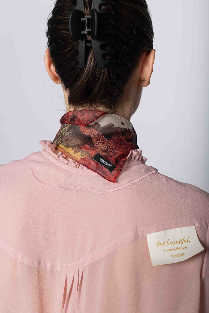 Printed Crepe Silk Scarf - Bambi