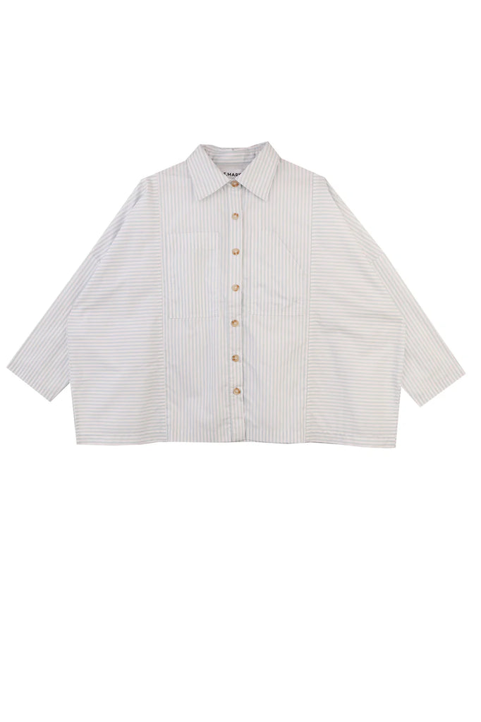 Ruskin Shirt - Sky Stripe