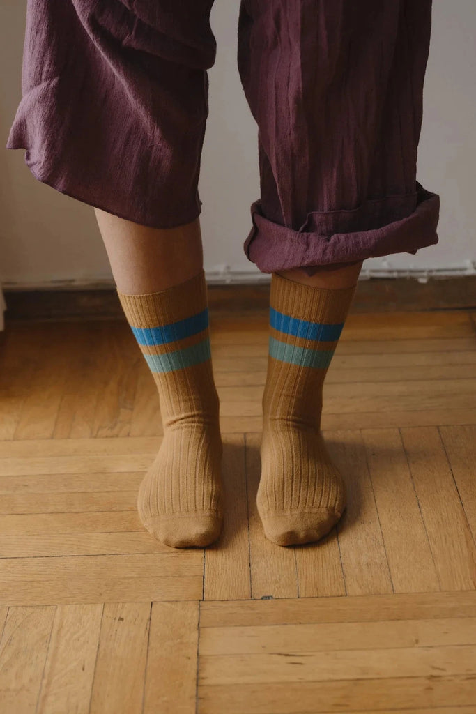 Race Ankle Socks - Silva Brown