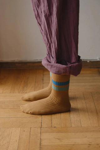 Race Ankle Socks - Silva Brown