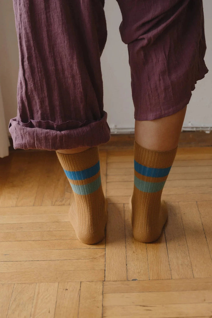 Race Ankle Socks - Silva Brown