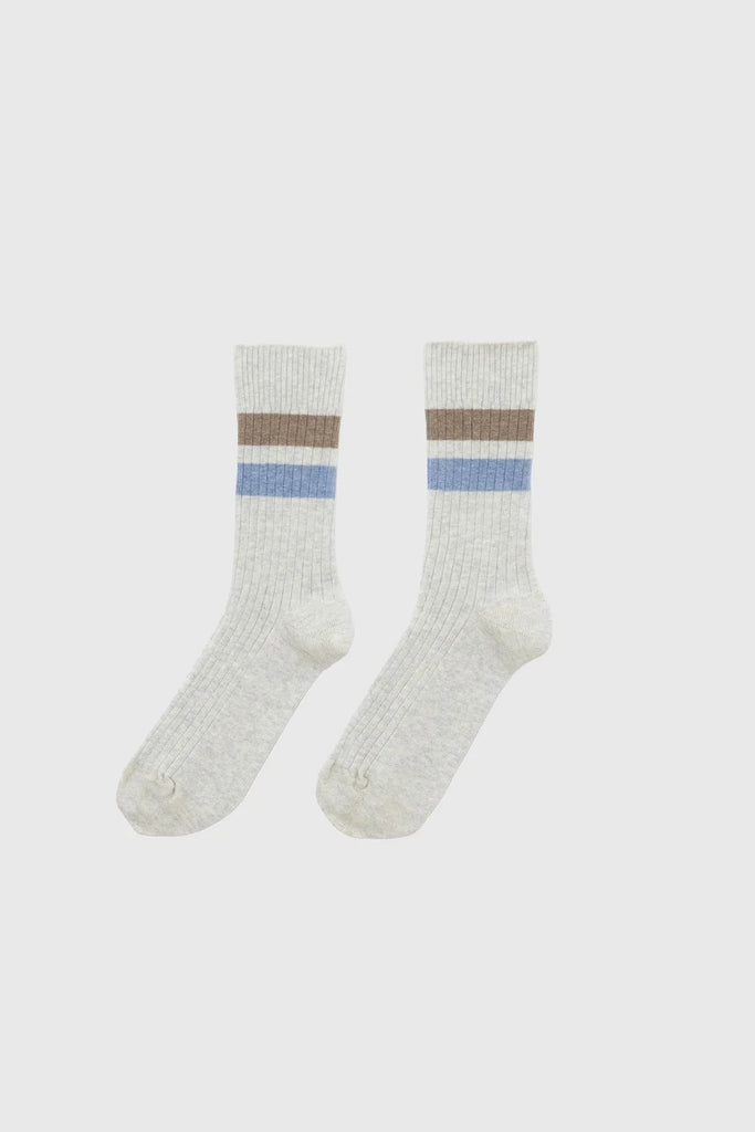 Race Ankle Socks - Grey Melange