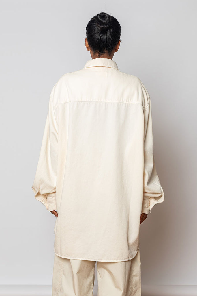 Relaxed Shirt - Snowy Off White