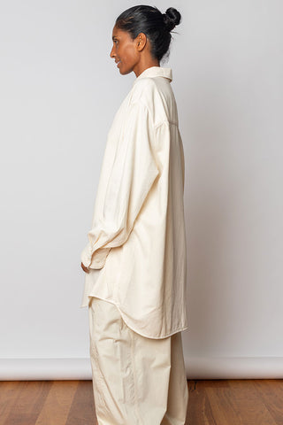 Relaxed Shirt - Snowy Off White