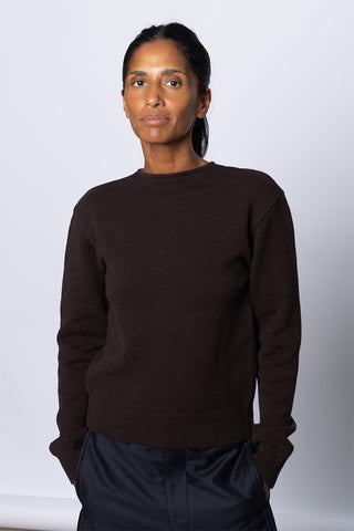 Reversible Buttoned Sweater - Ebony