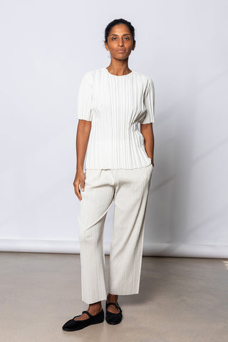 Rib Knit Top - Off White