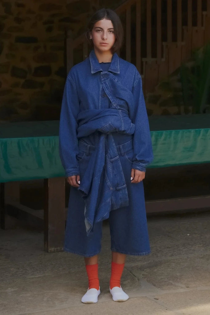 Rib Ankle Socks - Scopa Red