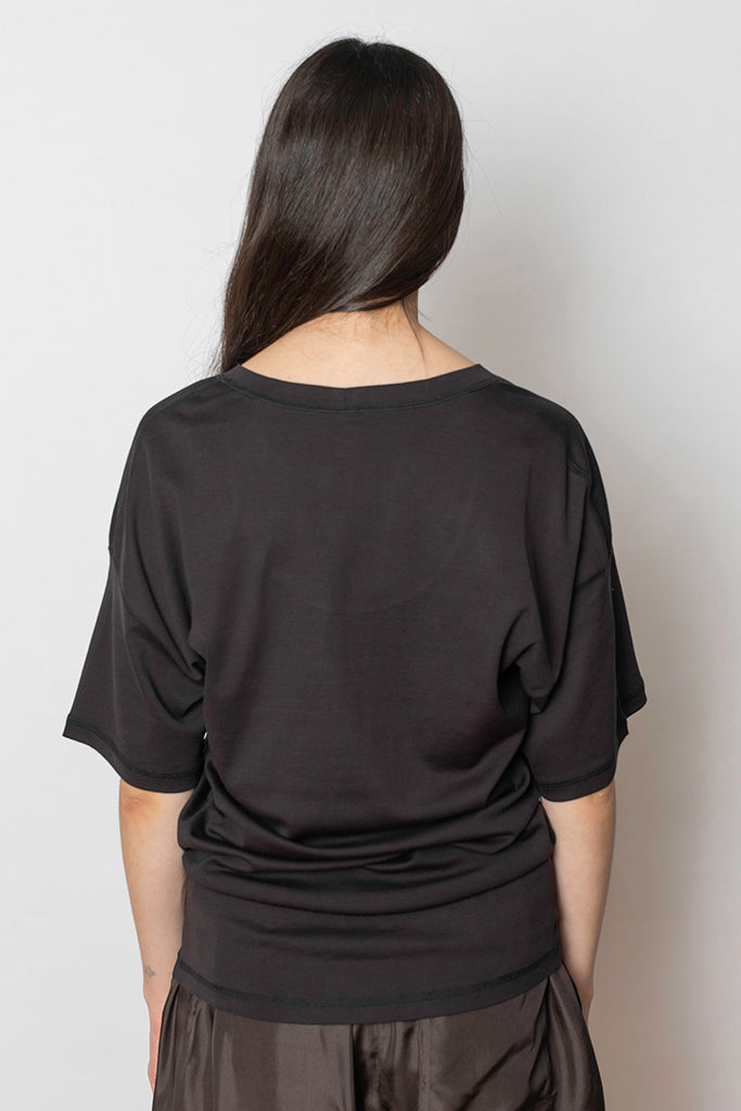 Rib T-Shirt - Squid Ink