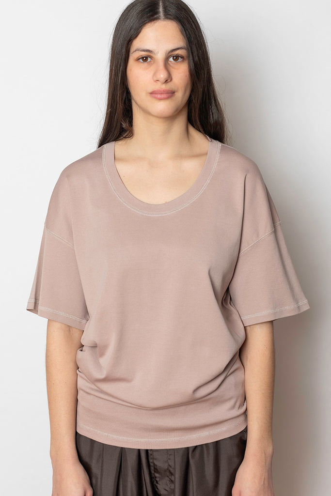 Rib T-Shirt - Violet Ice