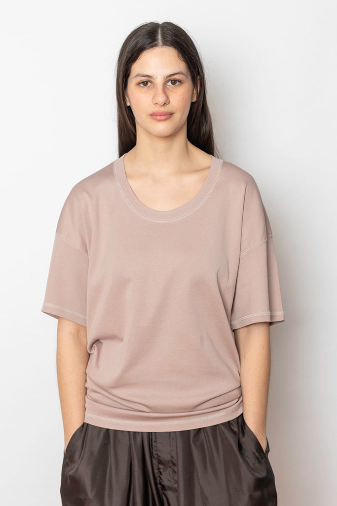 Rib T-Shirt - Violet Ice