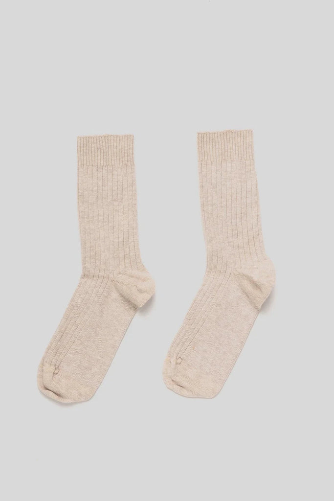 Rib Ankle Socks - Haptic