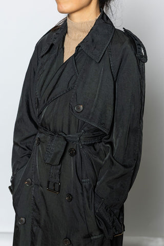 Ristos Overdyed Trench - Dark Green
