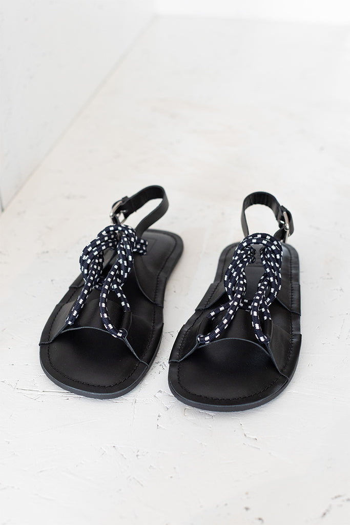 Rope Sandal - Blue/Black