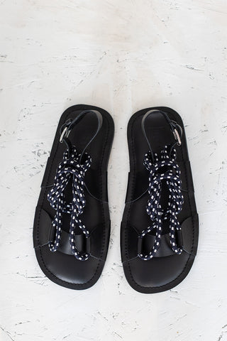 Rope Sandal - Blue/Black