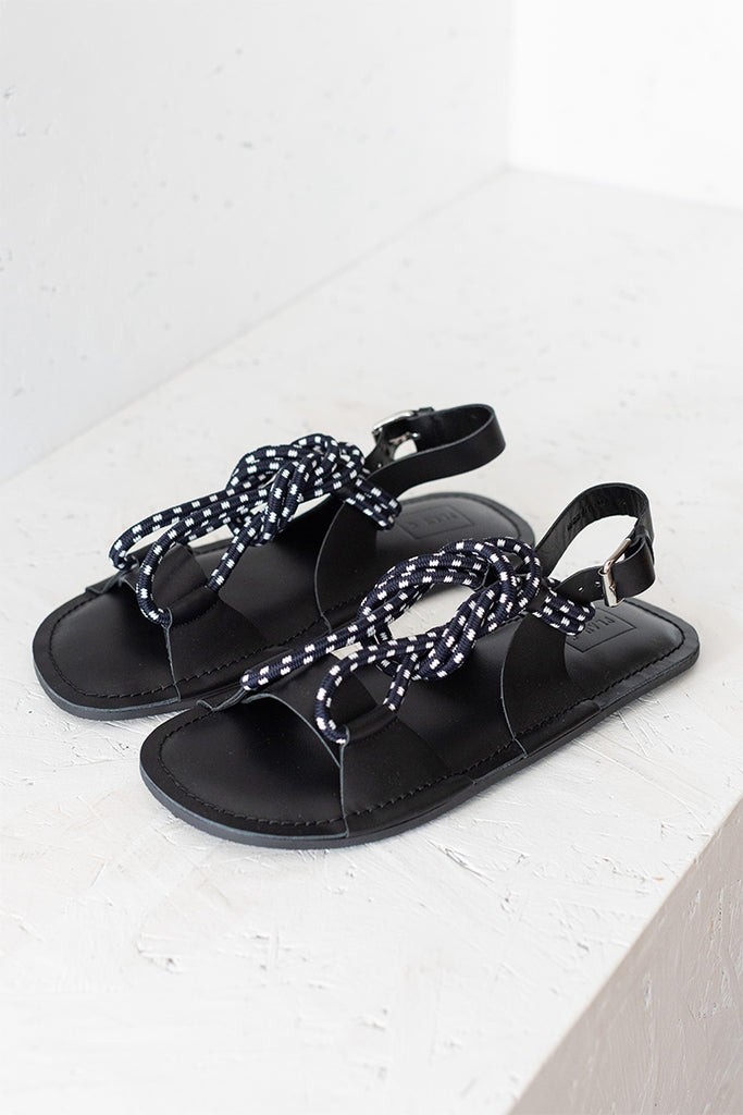 Rope Sandal - Blue/Black