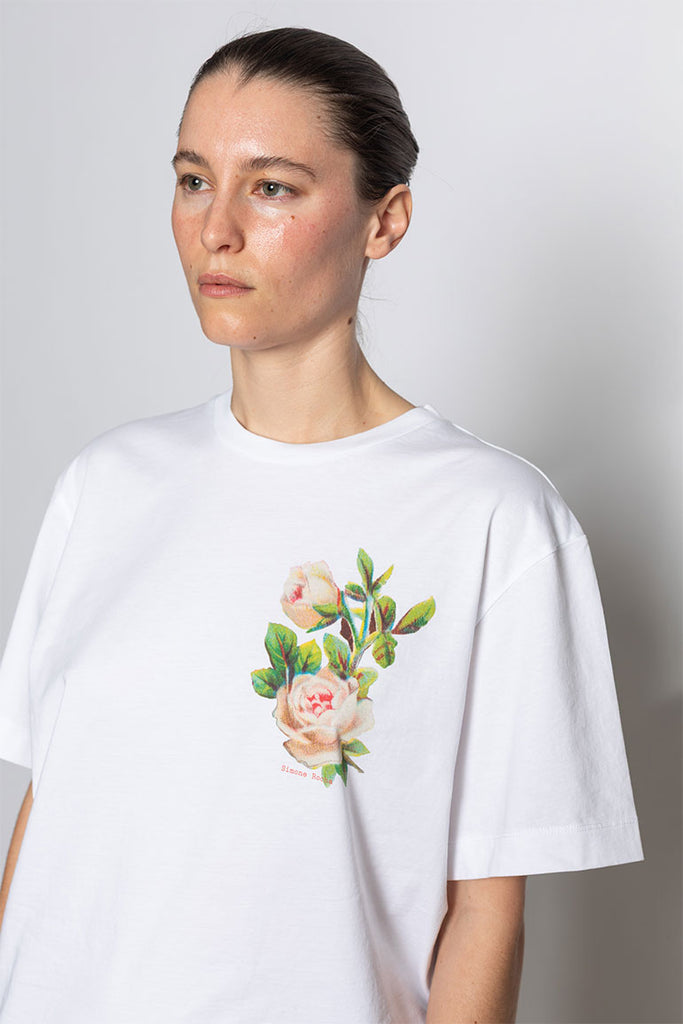Rose Bouquet T-Shirt - White