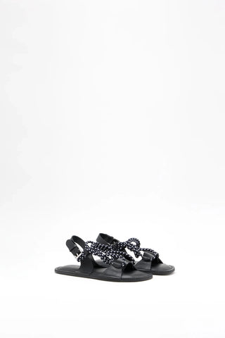 Rope Sandal - Blue/Black