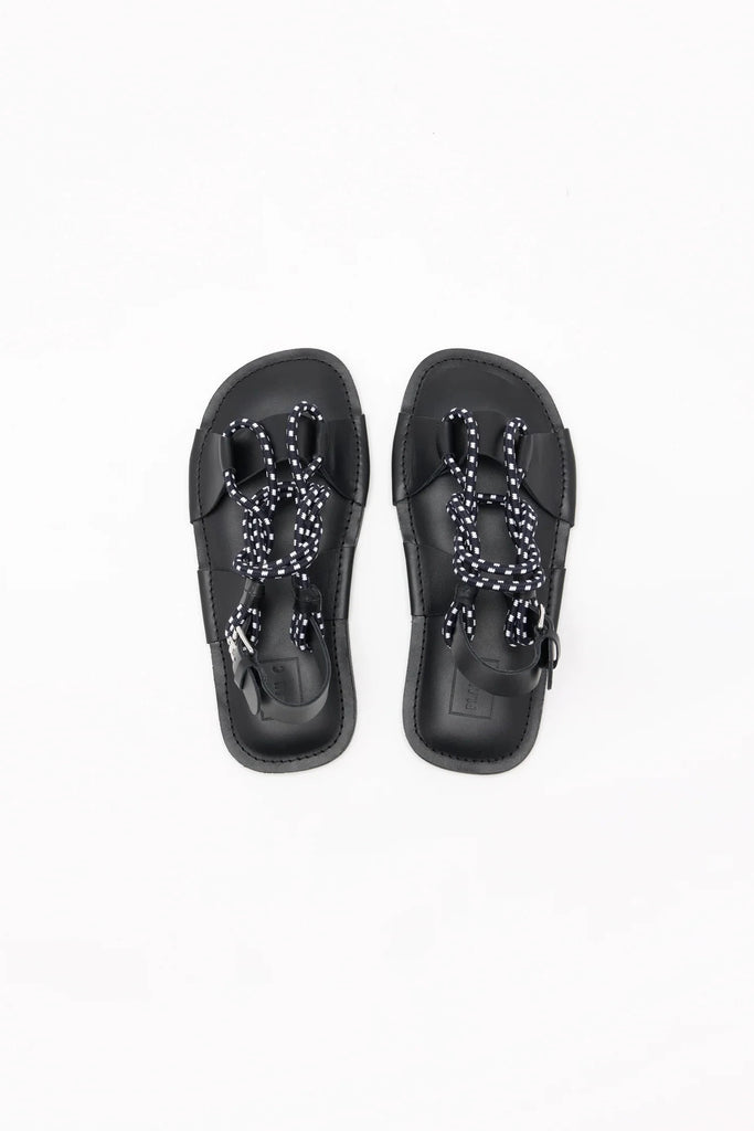Rope Sandal - Blue/Black