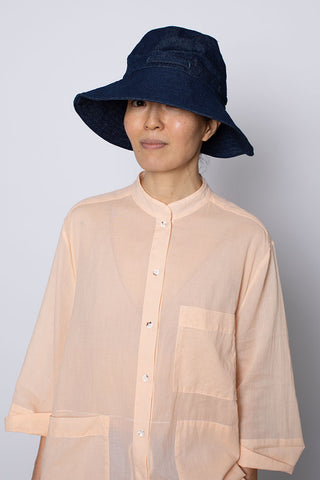 Denim Sun Hat - Indigo