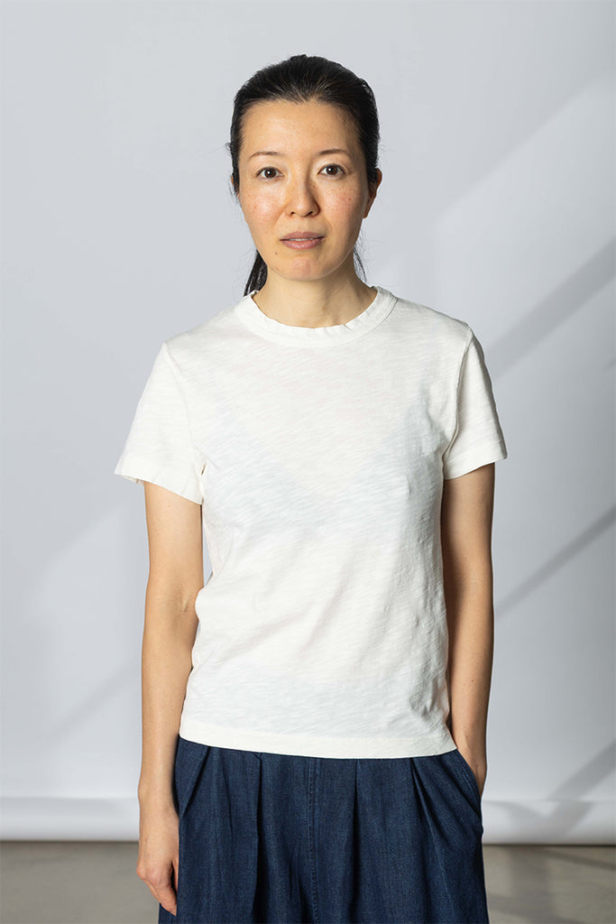Sadie Cotton Boy Tee - Chalk
