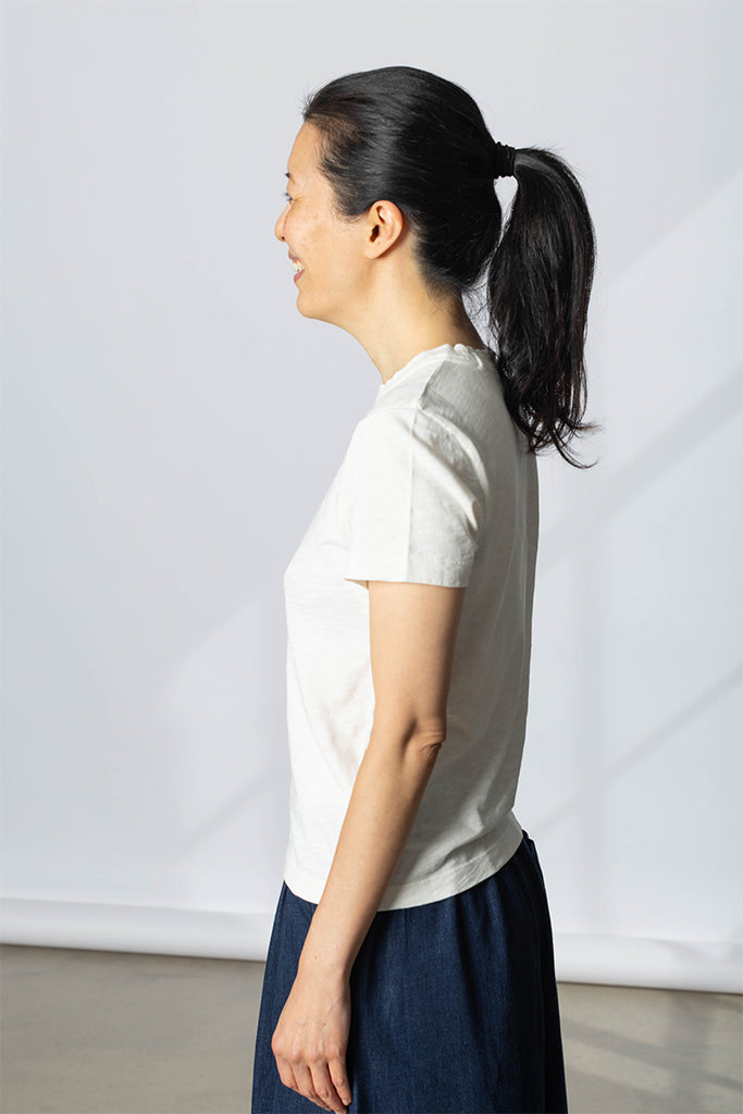 Sadie Cotton Boy Tee - Chalk