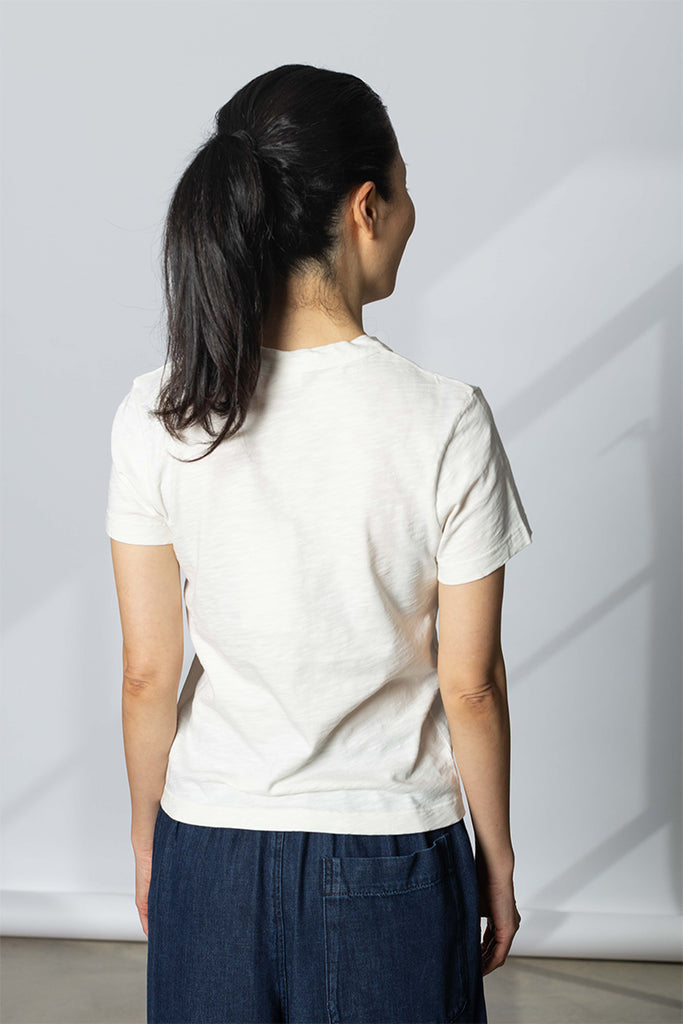 Sadie Cotton Boy Tee - Chalk