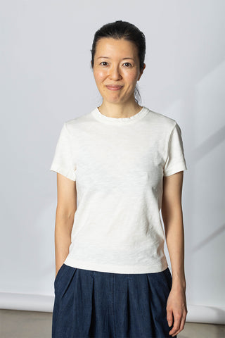 Sadie Cotton Boy Tee - Chalk