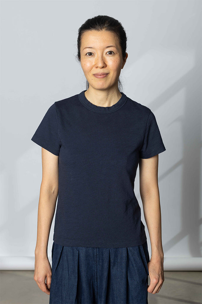 Sadie Cotton Boy Tee - Dark Indigo