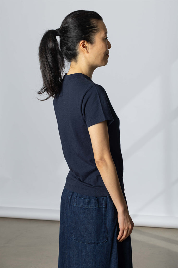 Sadie Cotton Boy Tee - Dark Indigo
