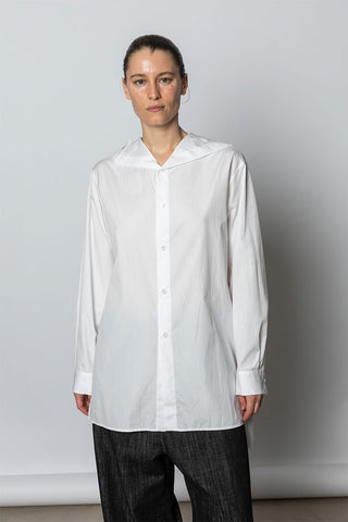 Sailor Collar Blouse - White