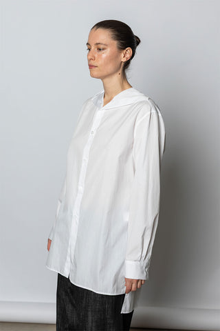 Sailor Collar Blouse - White