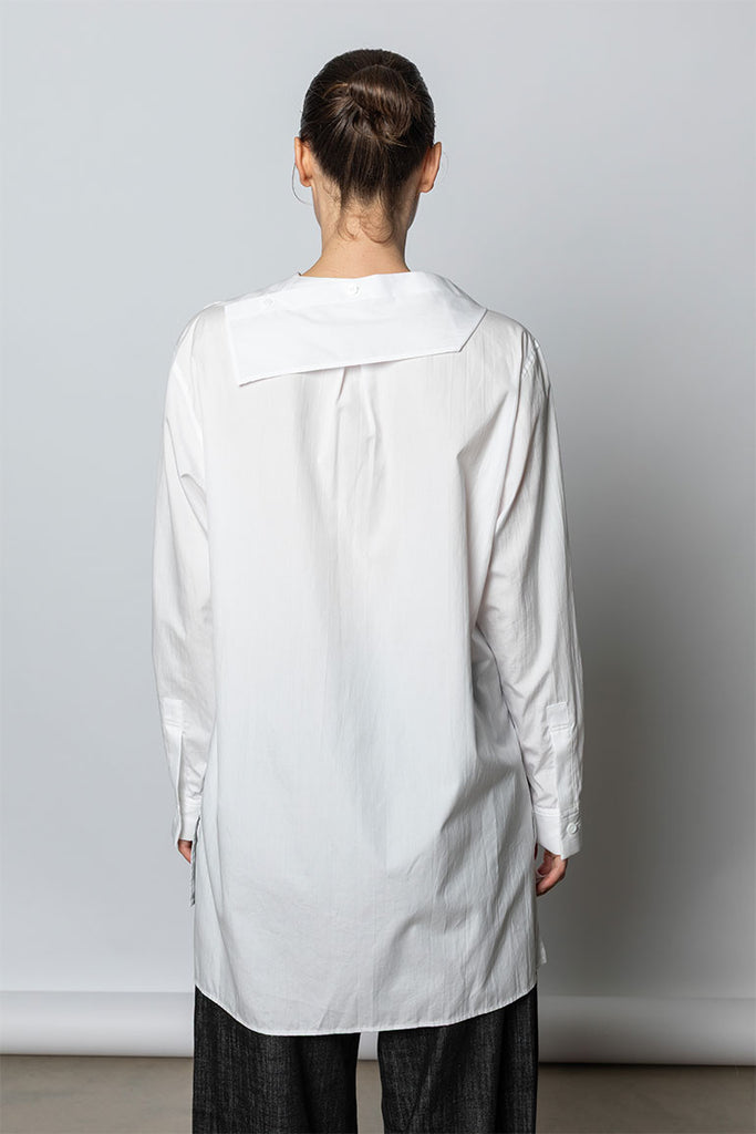 Sailor Collar Blouse - White