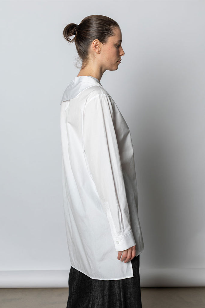 Sailor Collar Blouse - White