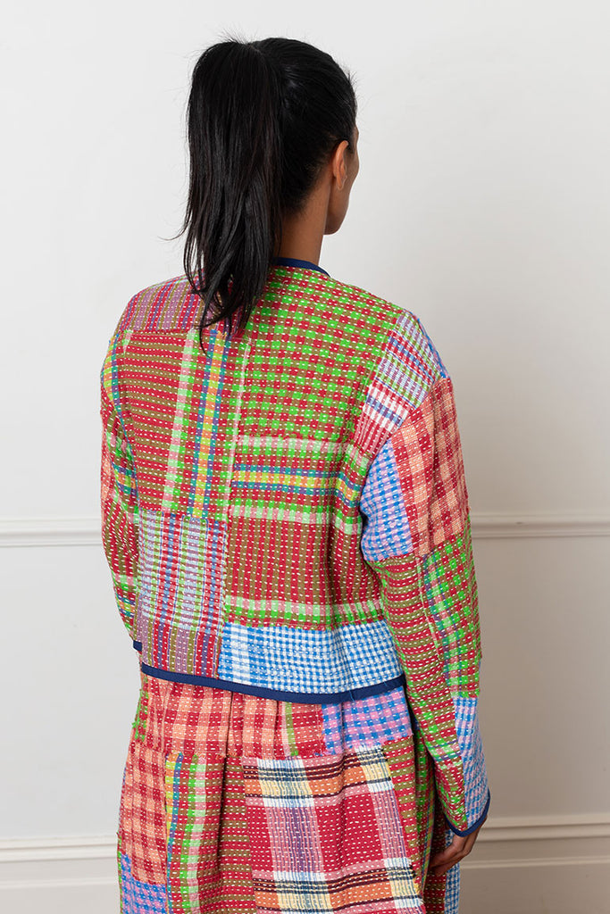 Sashiko Stitched Jacket - Multi