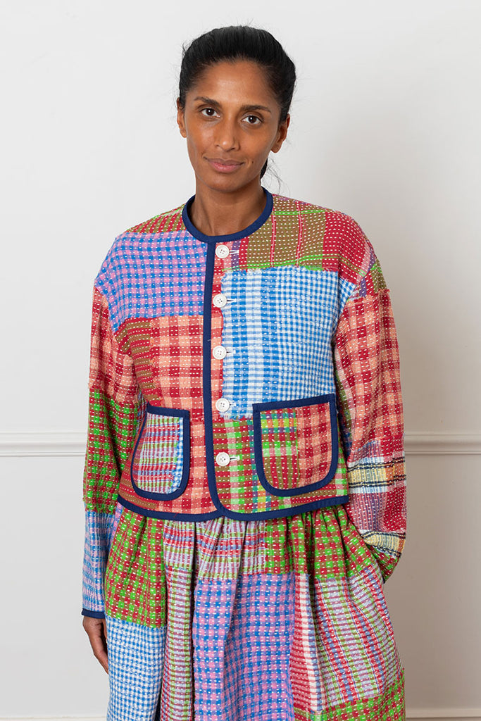 Sashiko Stitched Jacket - Multi