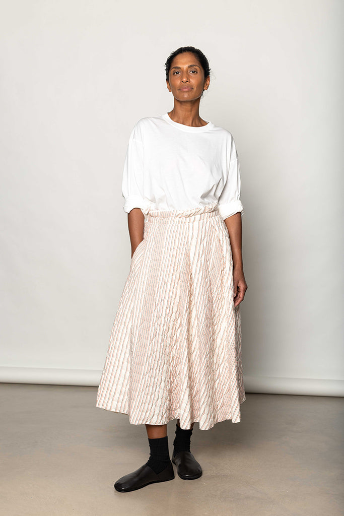 Savy Skirt - Red Stripe