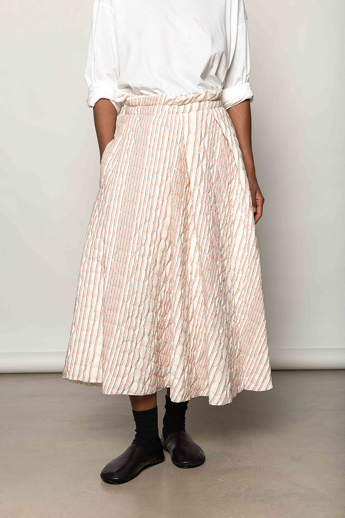 Savy Skirt - Red Stripe