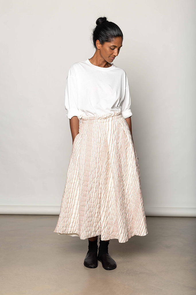 Savy Skirt - Red Stripe