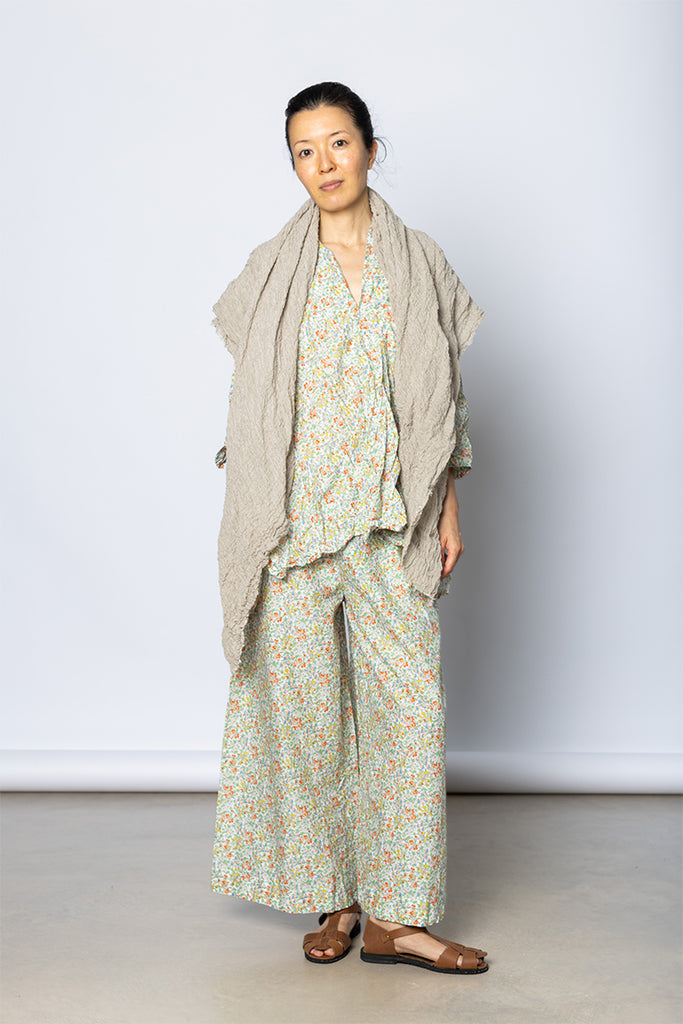 Scialle Shawl Lavato - Greggio/Raw