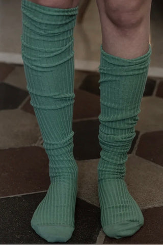 Over Knee Socks - Pim Green
