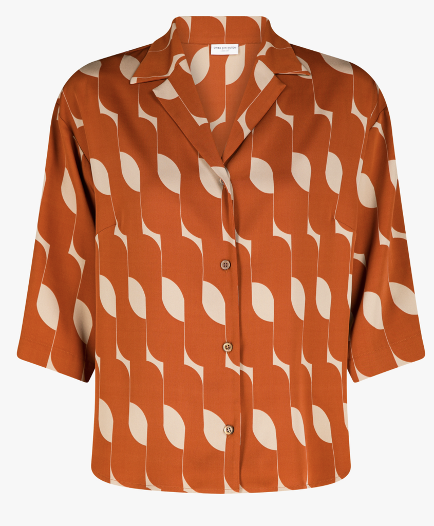 Cala Short Sleeve Shirt - Rust