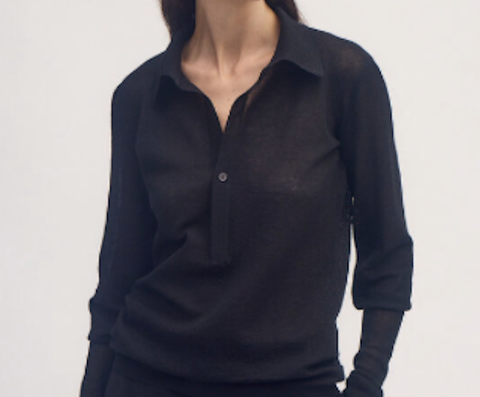 Knit Shirt - Black