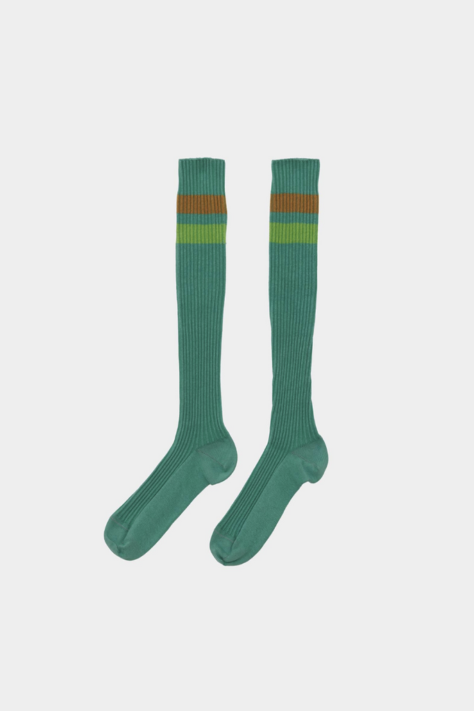 Race Knee Socks - Orbit Green